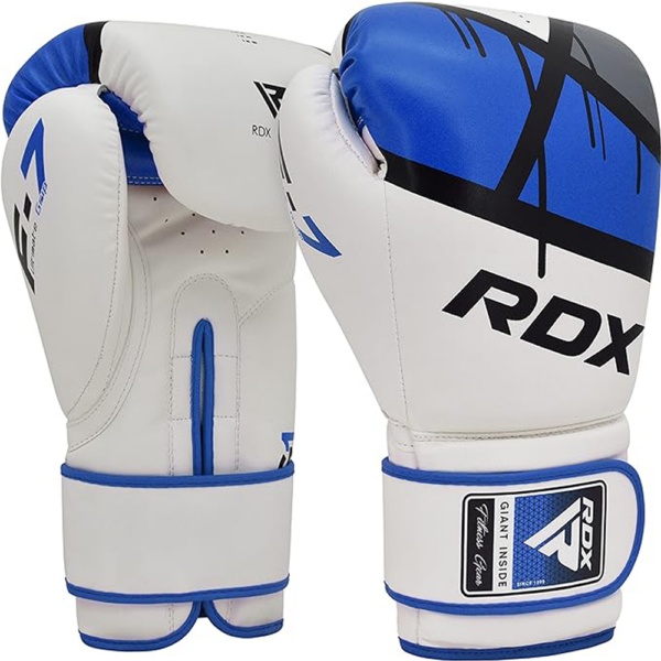 RDX Boxing Gloves - F7 series. F7U, Blue and White