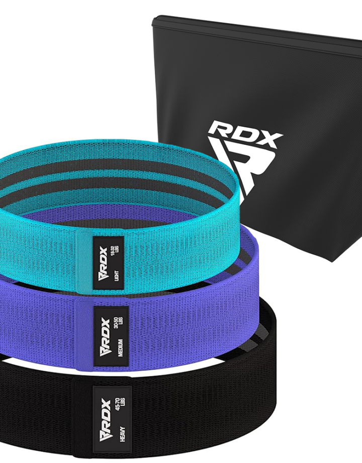 RDX Premium resistance bands and the zip up travel bag.