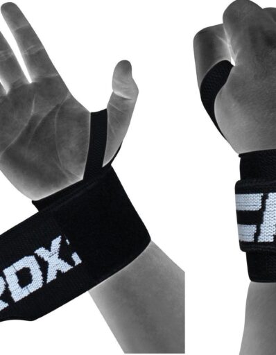 Superior wrist support for all gym goers by RDX. Ideal for Body builders, Strongman / Strongwomen competitors, Powerlifters, Olympic Lifters