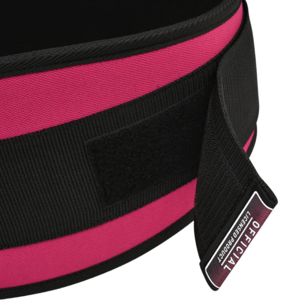 RDX Pink Weight Lifting belt opening velcro