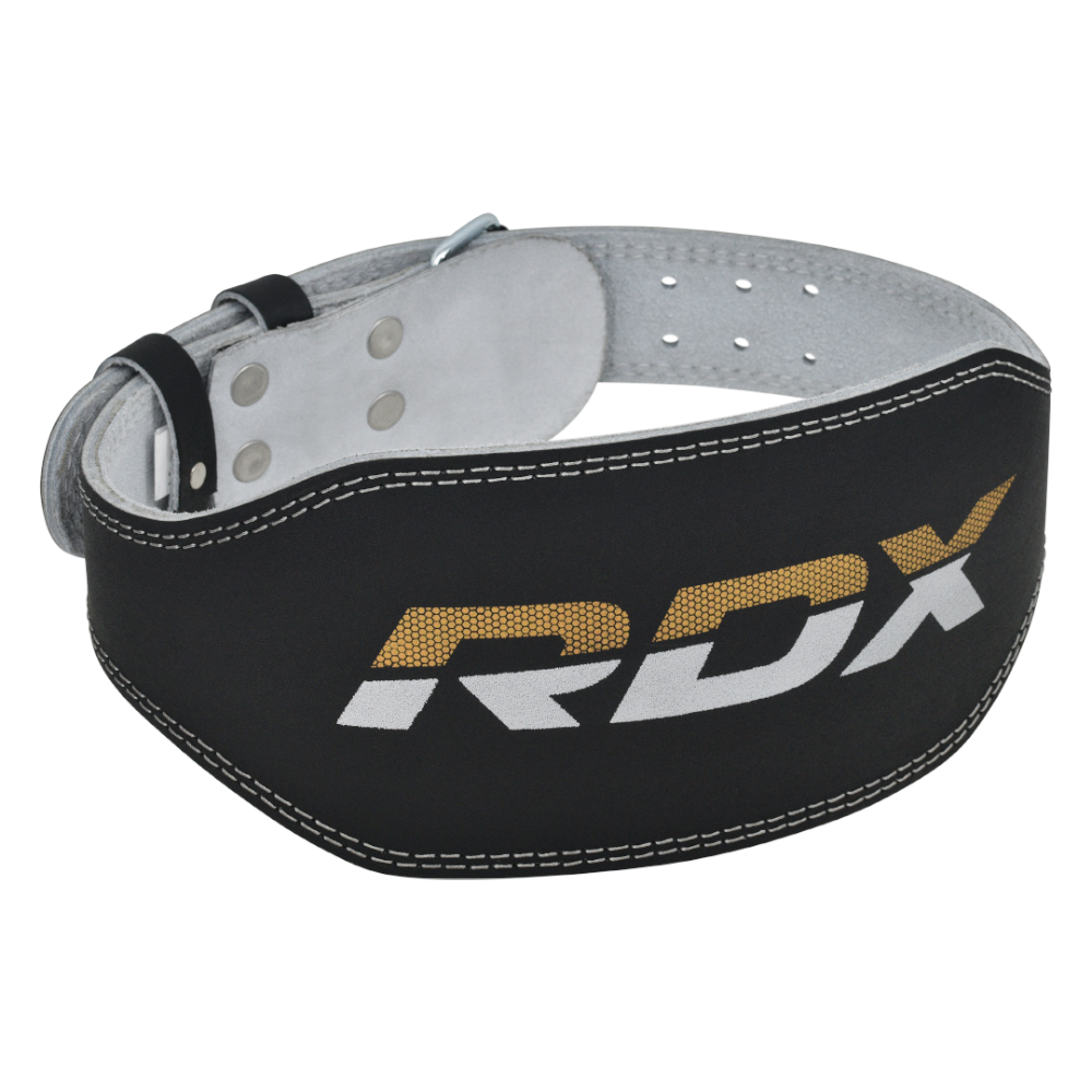 RDX, Original 6 Adjustable Weightlifting belt with lumbar back support -  Buds Fitness
