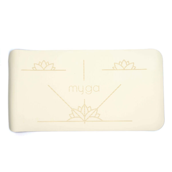 Myga, Alignment Yoga Pad 34 x 66cm - Cream