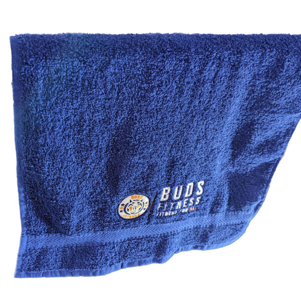 Buds Fitness, Premium Gym Towel In Blue