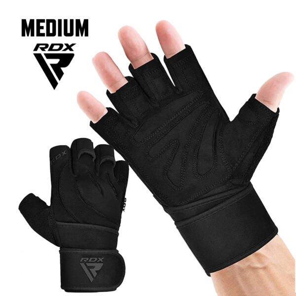 Medium Black Weightlifting Gloves sold as pair