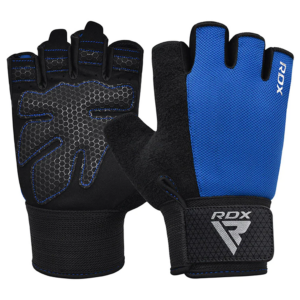 RDX-W1H, Blue weight lifting gloves