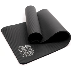Black foam exercise mat