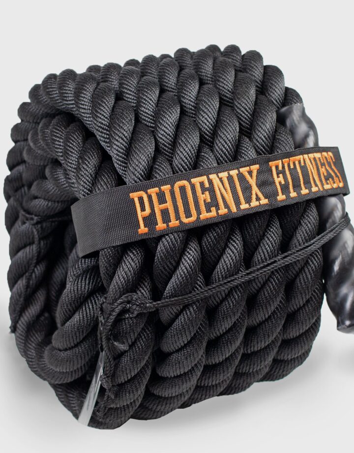 Phoenix Fitness, 10m battle ropes. Wrapped for storage