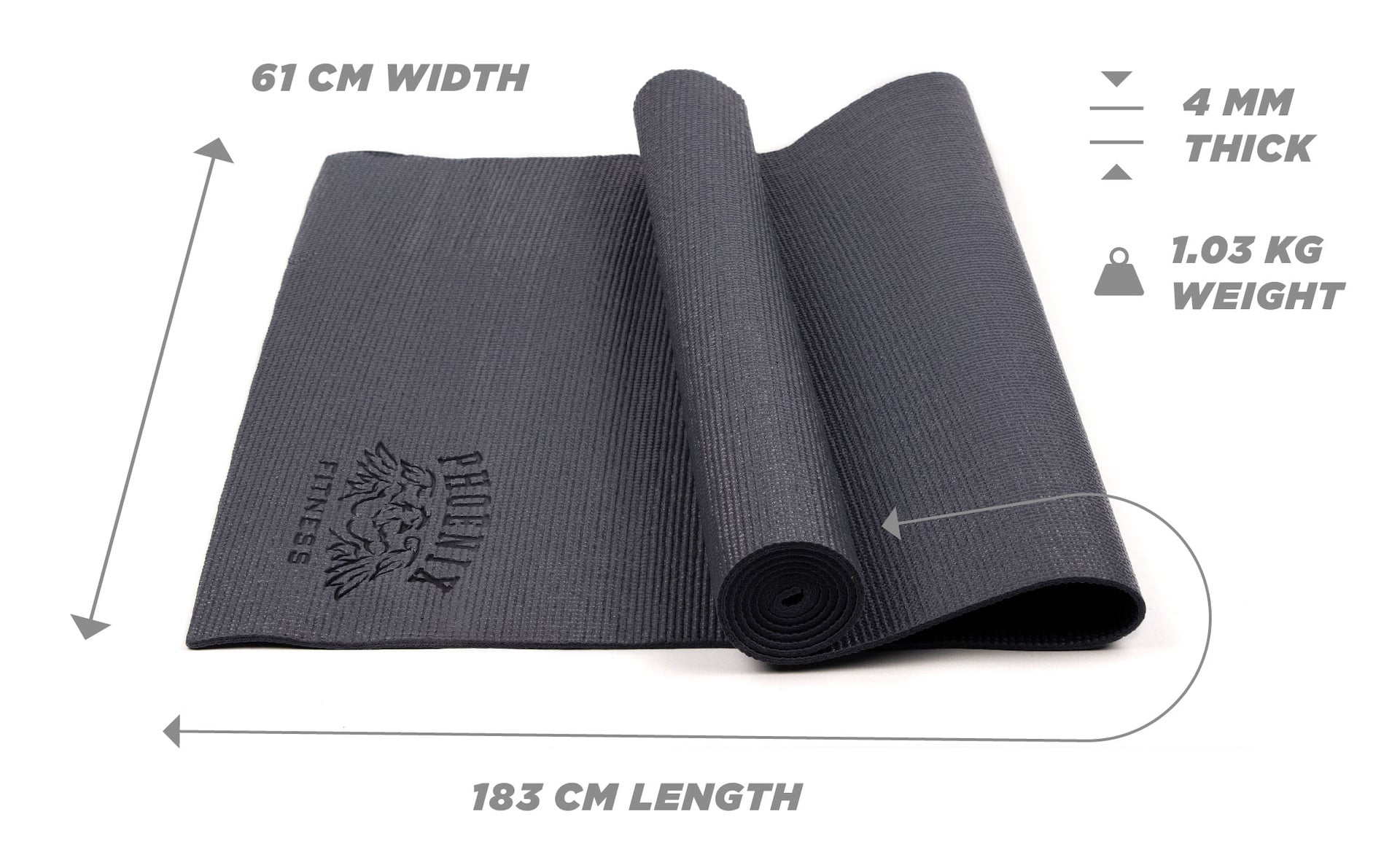 Phoenix Fitness, Yoga & Exercise Mat