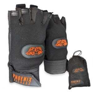 Entry level gym gloves by Phoenix Fitness.