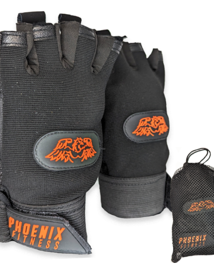 Entry level gym gloves by Phoenix Fitness.