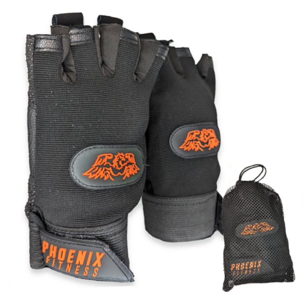 Phoenix Fitness weight lifting gloves. Buds Fitness Budget friendly gym gloves