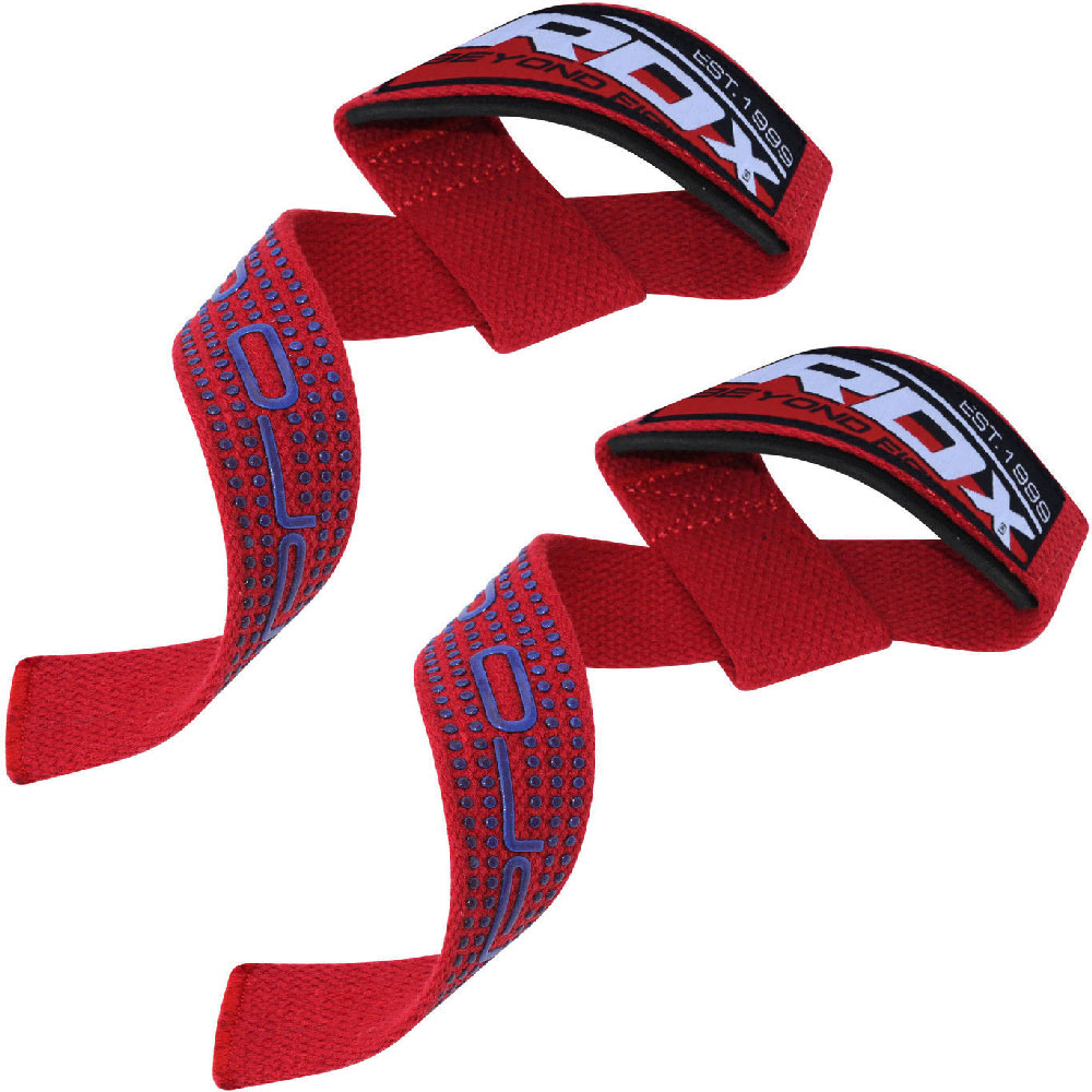 RDX, W2 Weight Lifting Straps - Lasso Design Lifting Strap with Non-Slip  rubberised grip. - Buds Fitness