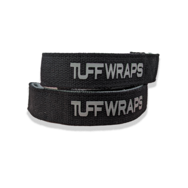 TUFF WRAPS, Lasso style lifting straps stacked.