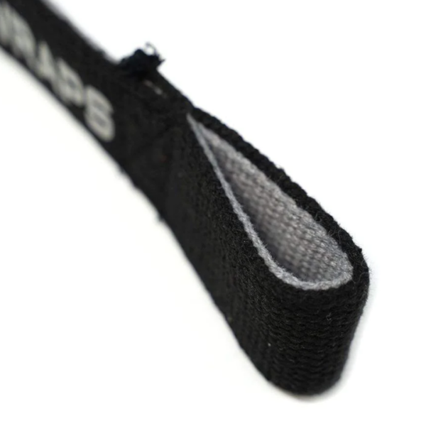 TUFF WRAPS, Specific photo of the loop thickness of lasso style lifting straps