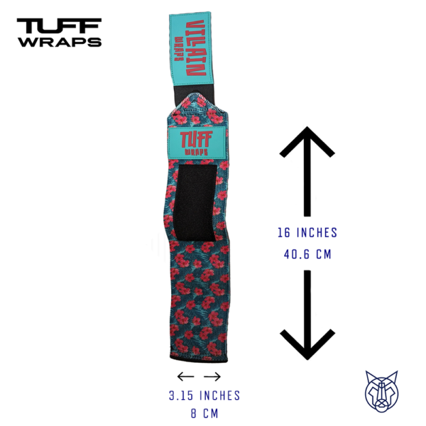 Hawaii - Tuff Wraps - Size guide for 16inch wrist wraps.