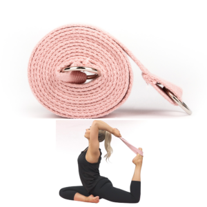 2 in 1 Yoga Strap in Pink, by Myga