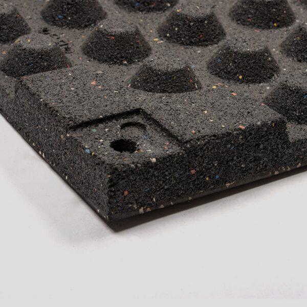 1m x 1m - Gym Flooring - Underside of mat