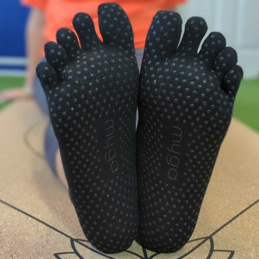 Myga, Maximise Grip Ideal For Yoga or Pilates. Gripped Toe socks