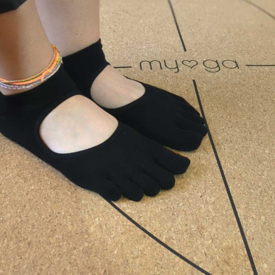 3 Pairs of Myga Non Slip Yoga Socks 4 Sizes