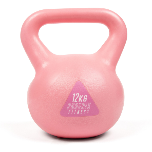 12kg Pink Kettlebell - Ideal for home use