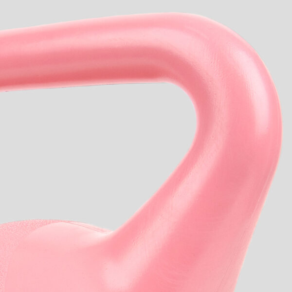 Handle of the pink 10kg kettlebell handle