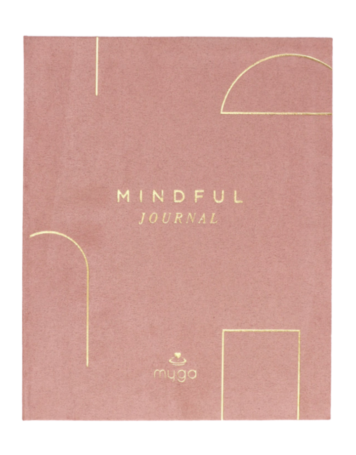 Mindfiul well-being journal. Includes 128 pages which include stunning ways to remind you of who you are, and what makes you special