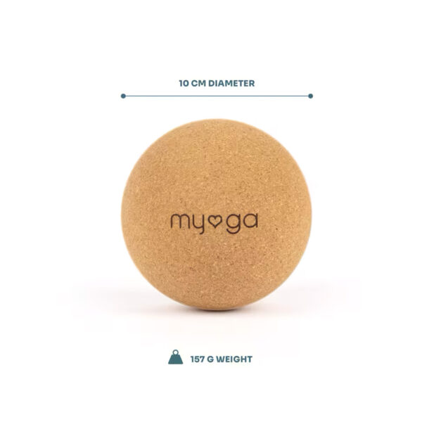Myga, Cork Massage Ball. Trigger Point Massage Ball - 10cm