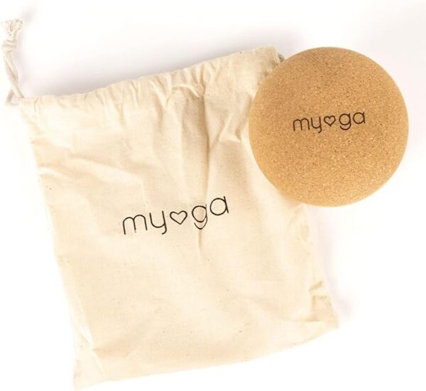 10cm cork massage ball and carry bag