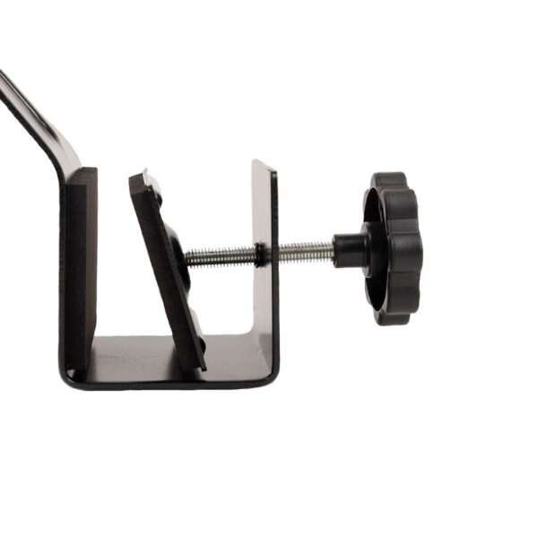 Door sit up bar screw clamp fitting for secure home ab exercises.