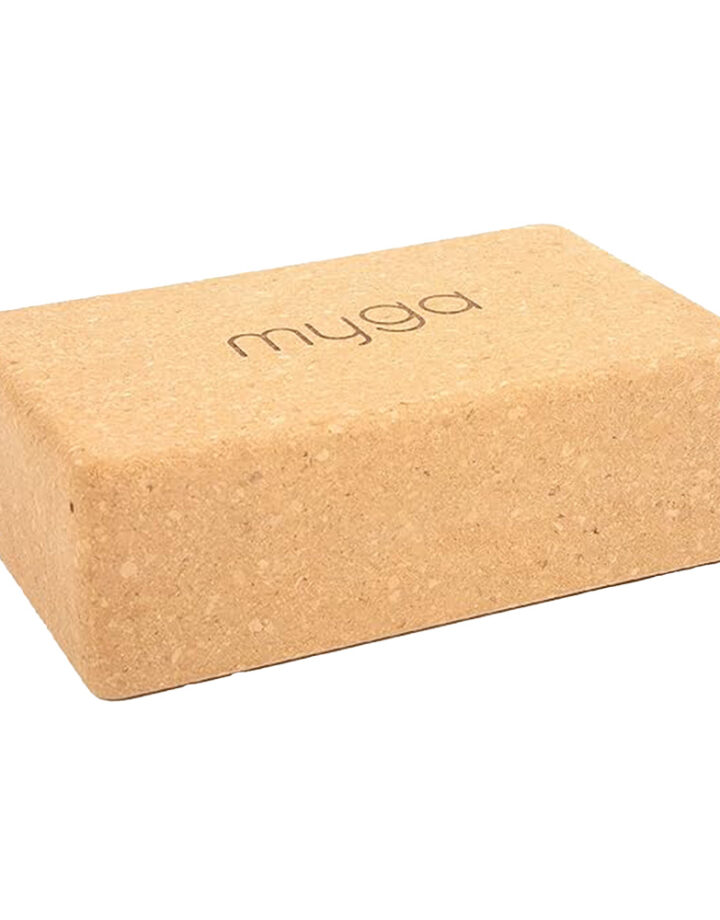 The perfect yoga block for the eco-conscious! Myga 100% cork yoga brick