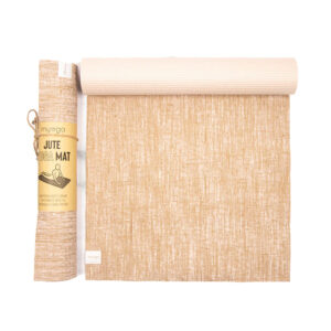 Jute Mat ideal for Yoga and Pilates in white