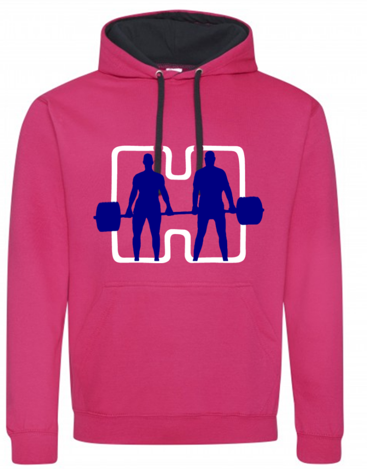 Pink Mental Health Hoodie. With Navy Hoodie