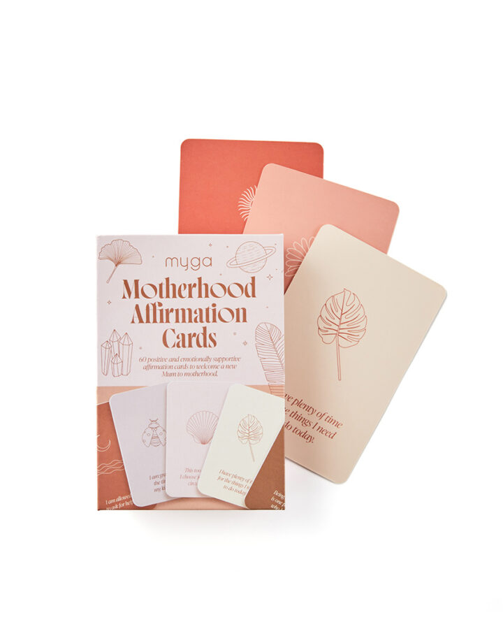 Myga Motherhood Affirmation Cards for new and expecting mums
