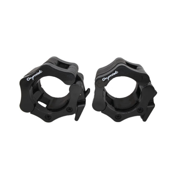 Black olympic Barbell collars by Gymist