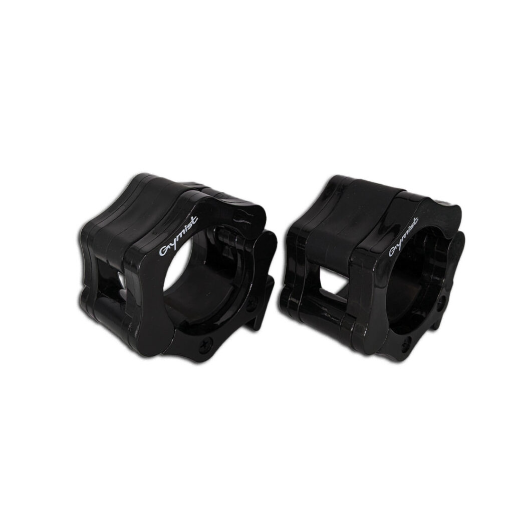 Barbell Collars by gymist ideal for olympic barbells to secure your weights.