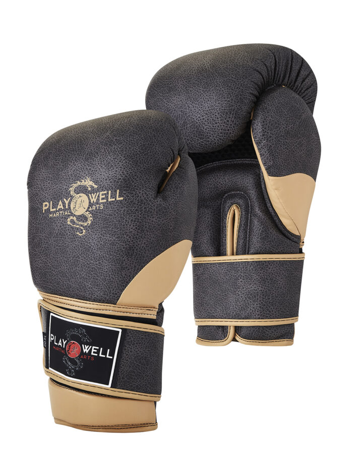 Vintage Design, modern day comfort boxing gloves by Playwell