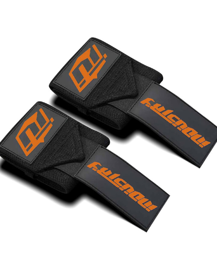 Wrist Wraps - Black with Orange detailing