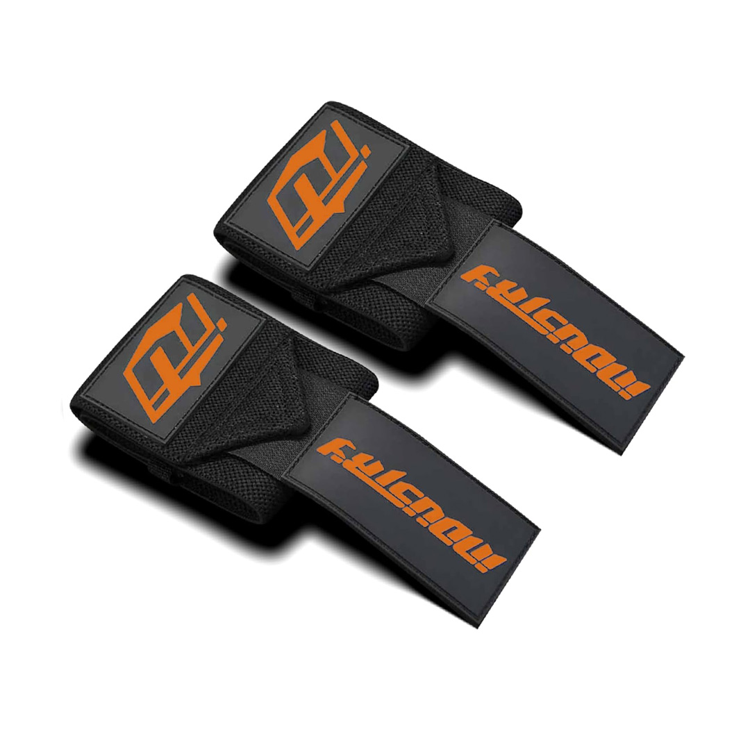 Wrist Wraps - Black with Orange detailing