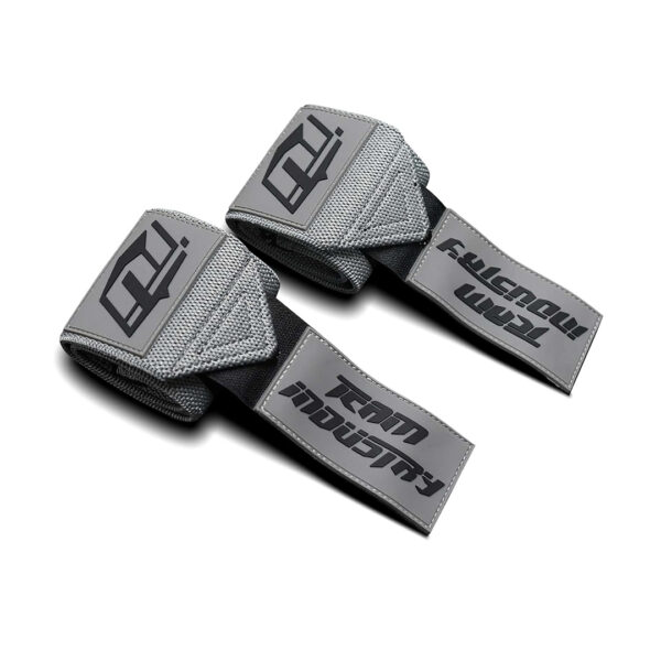 Team Industry 16inch Grey Wrist Wraps