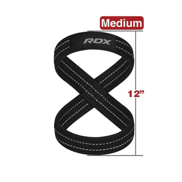 Black with Pink Stitch Figure 8 straps