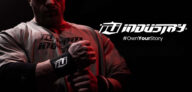 Team Industry Brand Page Banner. James Hollingshead trying on Team Industry Wrist Straps