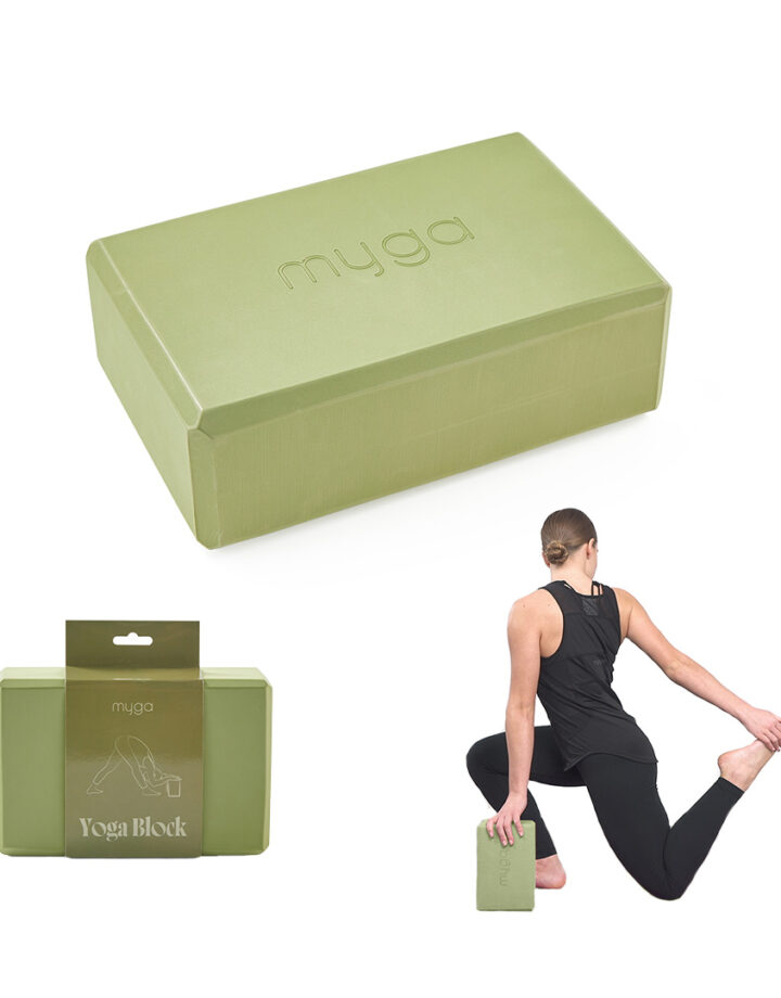 Green Yoga Block