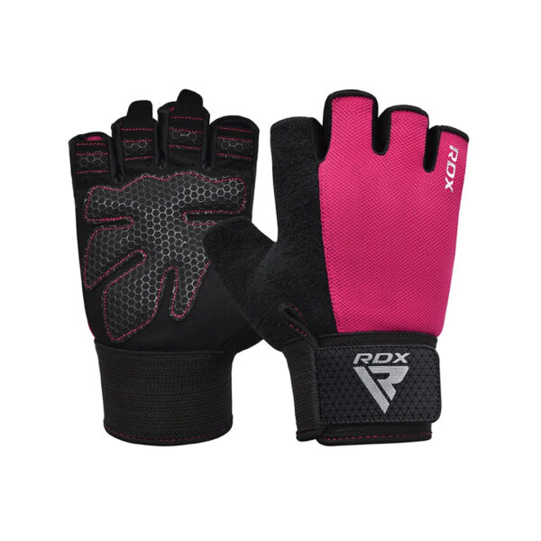 Pink Gym Gloves by RDX Sports