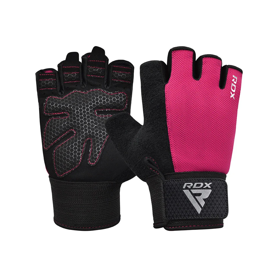 Pink Gym Gloves by RDX Sports