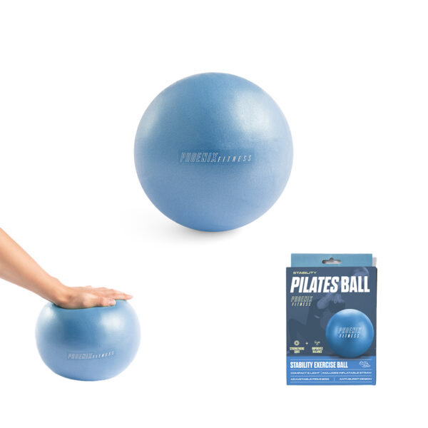 Blue 23cm small exercise ball for core and balance workouts