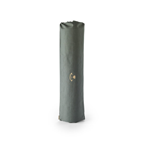 Cotton yoga mat carry bag in sage grey