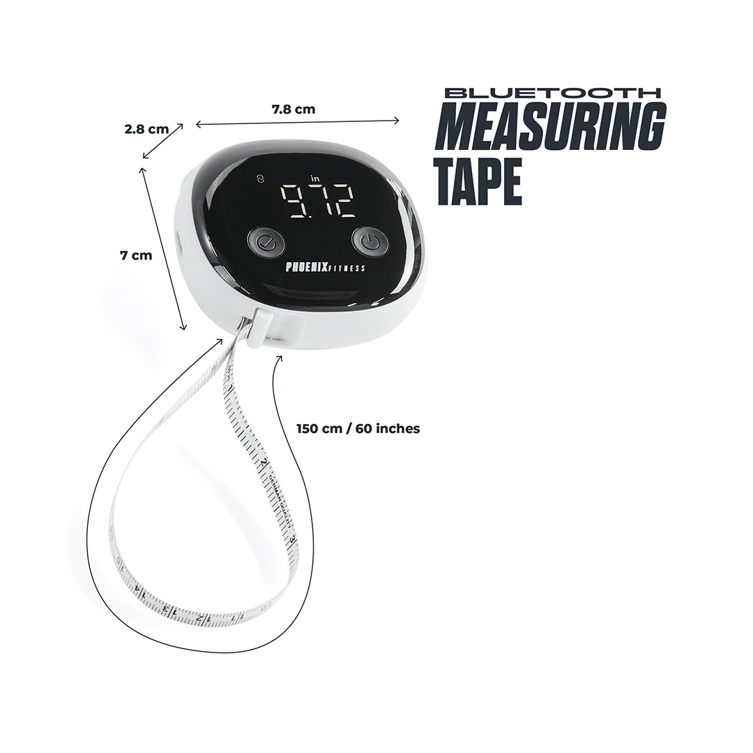 Smart body measuring tape size guide with 150cm retractable tape
