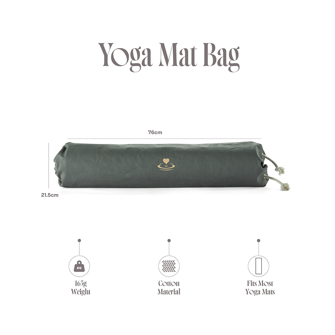Yoga mat bag dimensions 76cm by 21.5cm